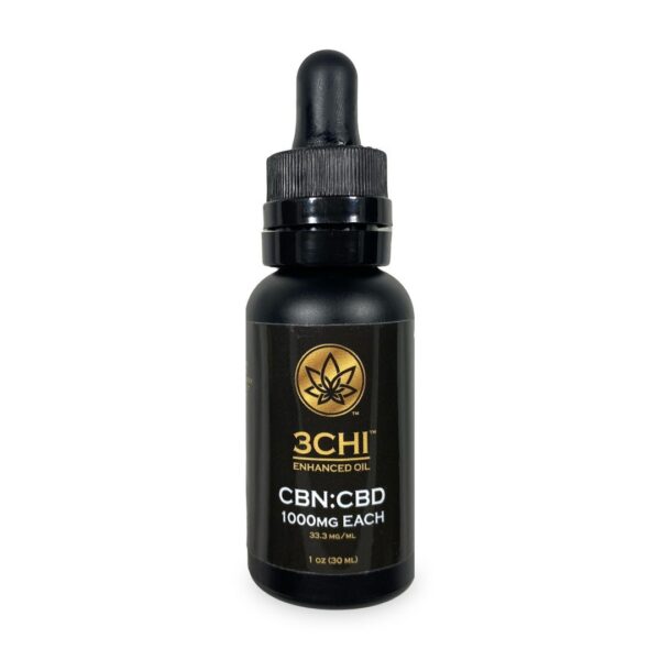 3Chi CBN:CBD Oil (1000 mg Each CBN & CBD) – The Ultimate Relaxation & Sleep Tincture