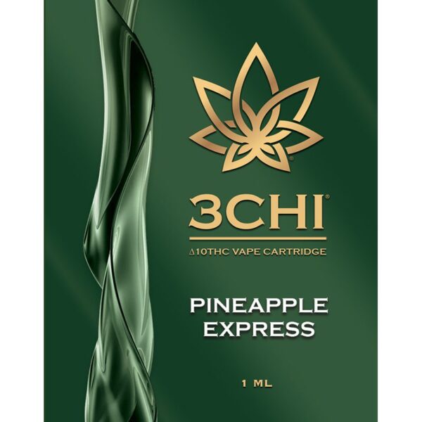 3Chi Delta-10-THC Vape Cartridge – Pineapple Express - Image 2