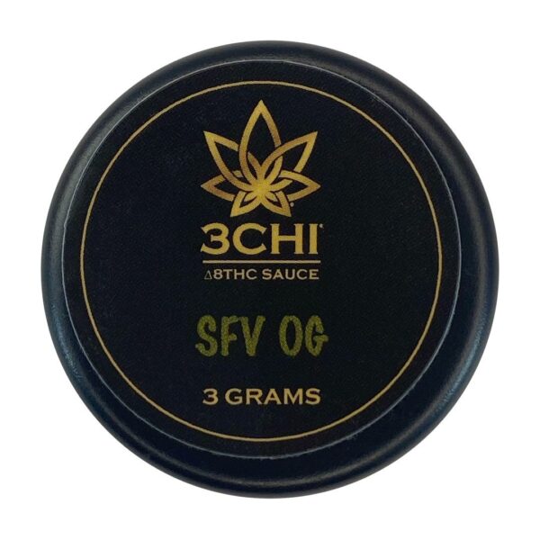 3Chi Delta-8 SFV OG Dabs Sauce – 3g Delta-8-THC: A Potent and Flavorful Cannabis Concentrate