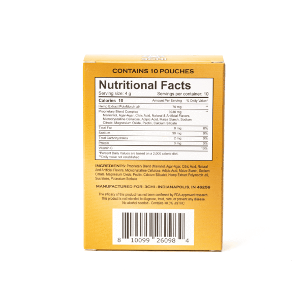 3Chi Delta-9-THC Flavored Drink Enhancer – Margarita (100 mg Total Delta-9-THC) - Image 4
