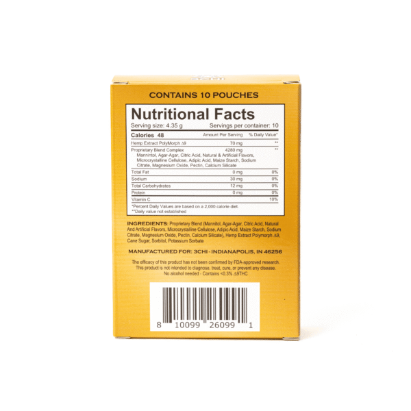3Chi Delta-9-THC Flavored Drink Enhancer – Mojito (100 mg Total Delta-9-THC) - Image 3