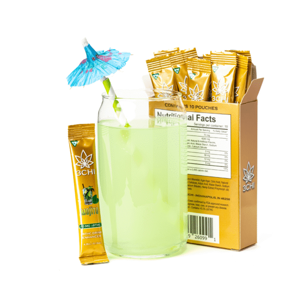 3Chi Delta-9-THC Flavored Drink Enhancer – Mojito (100 mg Total Delta-9-THC) - Image 2