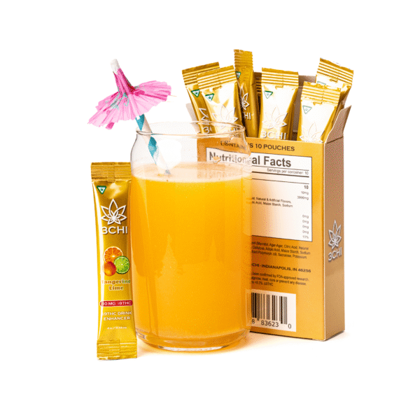3Chi Delta-9-THC Flavored Drink Enhancer – Tangerine Lime (100 mg Total Delta-9-THC) - Image 2