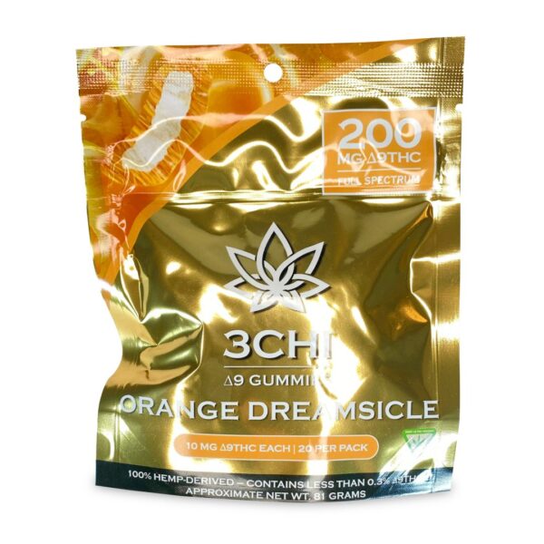 3Chi Delta-9-THC Gummies – Orange Dreamsicle (200 mg Total Delta-9-THC) - Image 2