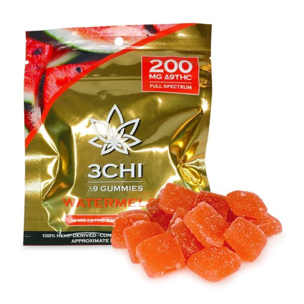 3Chi Delta-9-THC Gummies – Watermelon (200 mg Total Delta-9-THC)