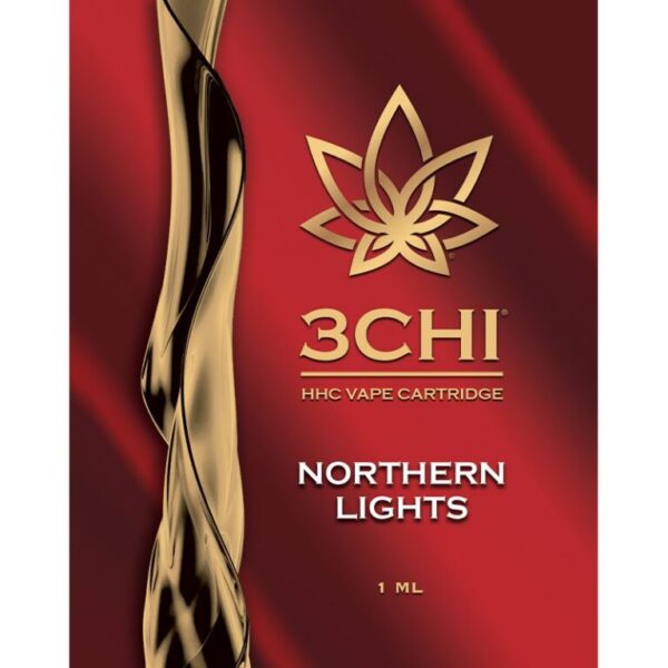 3Chi HHC Vape Cartridge – Northern Lights - Image 2