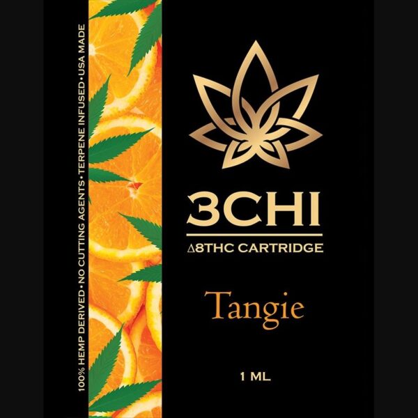 3Chi Tangie Delta-8-THC Vape Cartridge with Botanical Derived Terpenes - Image 2