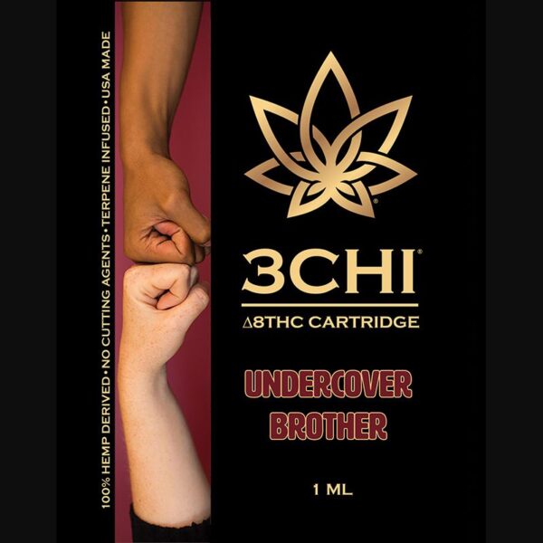 3Chi Undercover Brother Delta-8-THC Vape Cartridge with Botanical Derived Terpenes - Image 2