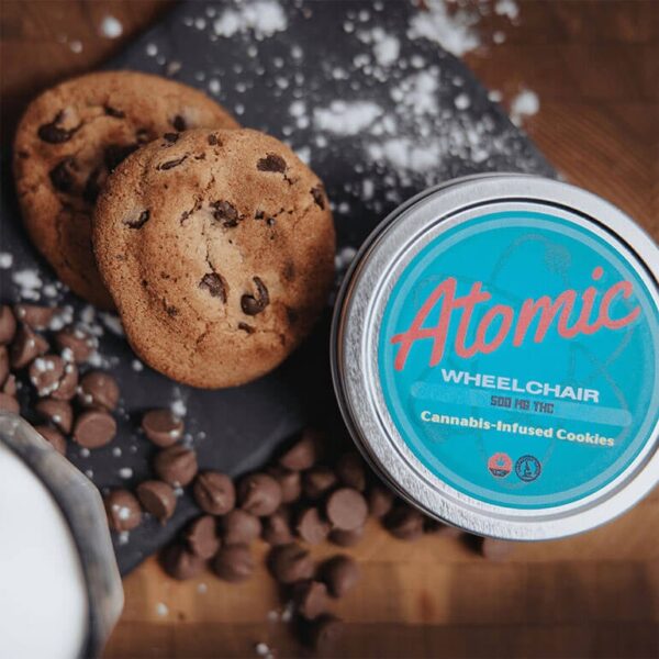 500mg Chocolate Chip Cookie – Atomic Wheelchair: The Ultimate Edible Experience - Image 2