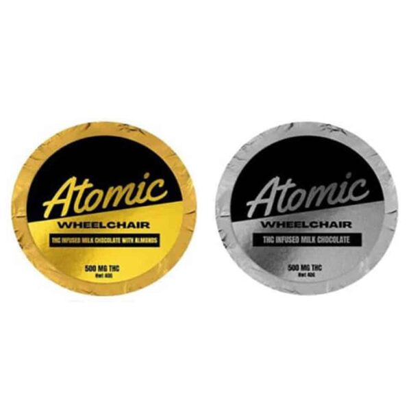 500mg Milk Chocolate Puck – Atomic Wheelchair: The Perfect Balance of Flavor and Potency