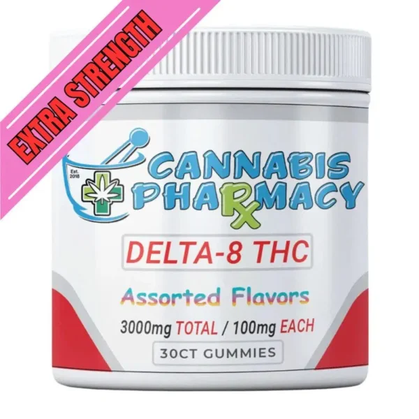 Elite Cannacy Delta-8 THC Gummies | 100mg – Assorted Flavors – 30ct