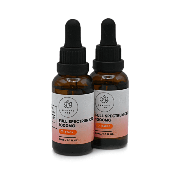 1000mg Full Spectrum CBD Tincture – Revival CBD