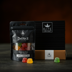 DELTA 8 THC GUMMIES | FREE SAMPLE | 25MG EACH – 2CT