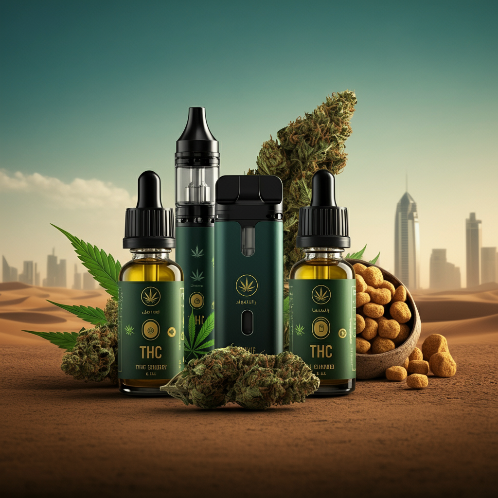 THC Vape Juice, Vape Carts, Weed Oil, Marijuana, and THC Edibles in the UAE