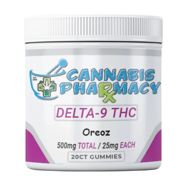 Elite Cannacy Delta-9 THC Gummies | 25mg – Oreoz – 20ct