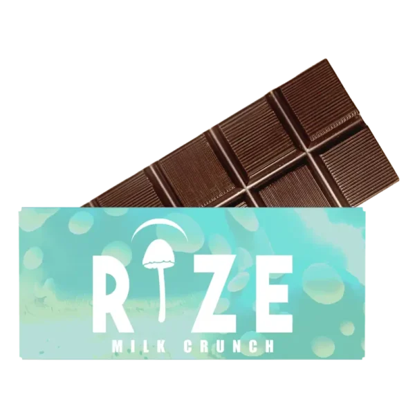 Rize | Milk Crunch Mushroom Chocolate Bar | 5g Bar