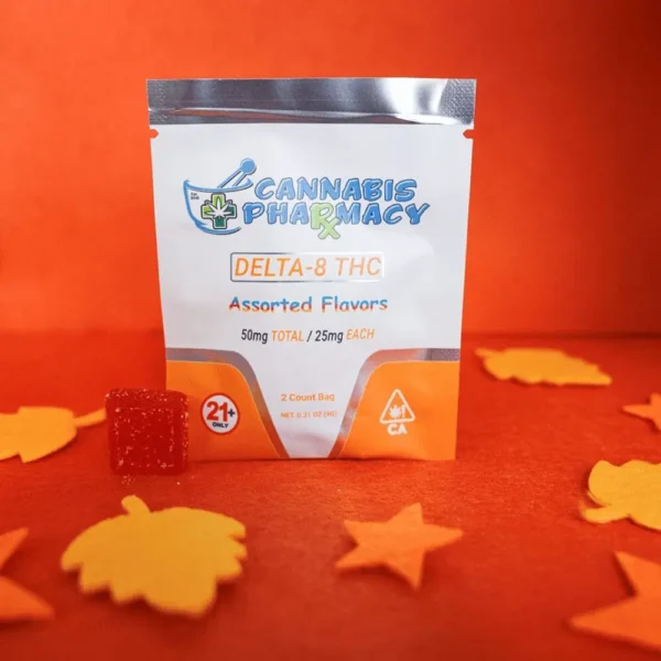 Elite Cannacy Delta-8 THC Gummies | 25mg – Assorted Flavors – 2ct - Image 2
