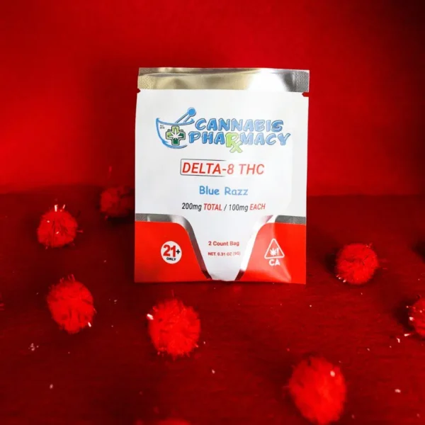 Elite Cannacy Delta-8 THC Gummies | 100mg – Blue Raspberry – 2ct - Image 2