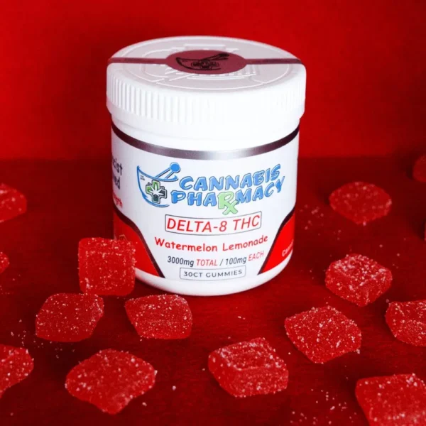 Elite Cannacy Delta-8 THC Gummies | 100mg – Strawberry Banana – 30ct - Image 2