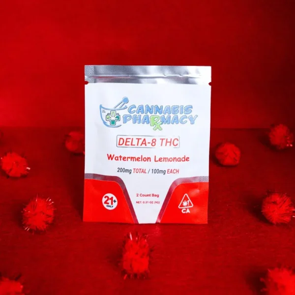 Elite Cannacy Delta-8 THC Gummies | 100mg – Watermelon Lemonade – 2ct - Image 2