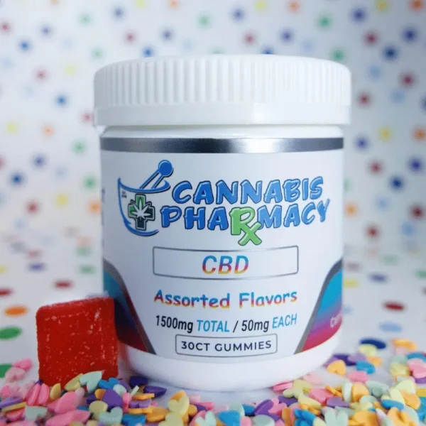 Elite Cannacy CBD Gummies | 50mg – Assorted Flavor – 30ct - Image 2