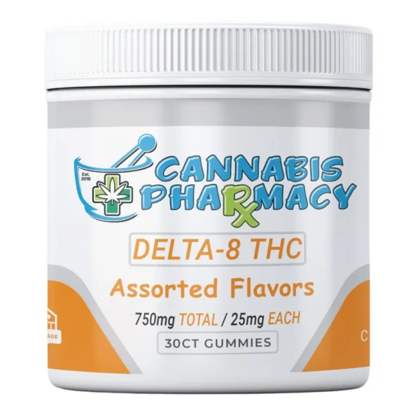 Elite Cannacy Delta-8 THC Gummies | 25mg – Assorted Flavors – 30ct