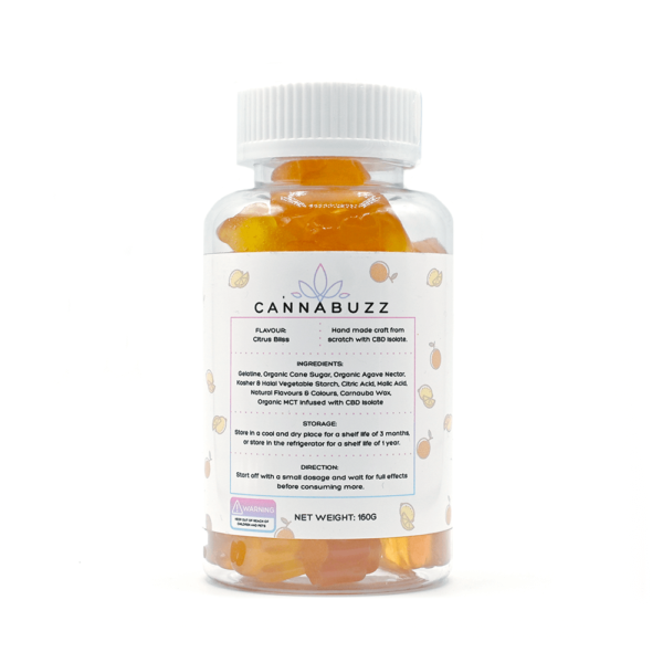 CANNABUZZ Organic CBD Gummy Bears - Image 2