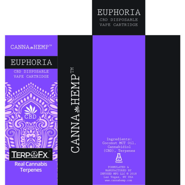 Canna Hemp Euphoria Vape Cartridge - Image 2