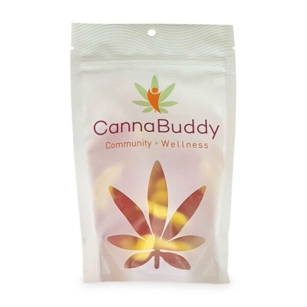 CannaBuddy Delta-8 Peach Rings (300 mg Total Delta-8-THC)