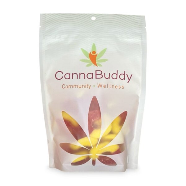 CannaBuddy Delta-8 Peach Rings (600 mg Total Delta-8-THC)