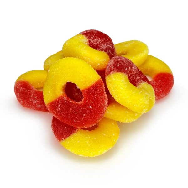 CannaBuddy High Potency Delta-8 Peach Rings (1000 mg Total Delta-8-THC) - Image 2