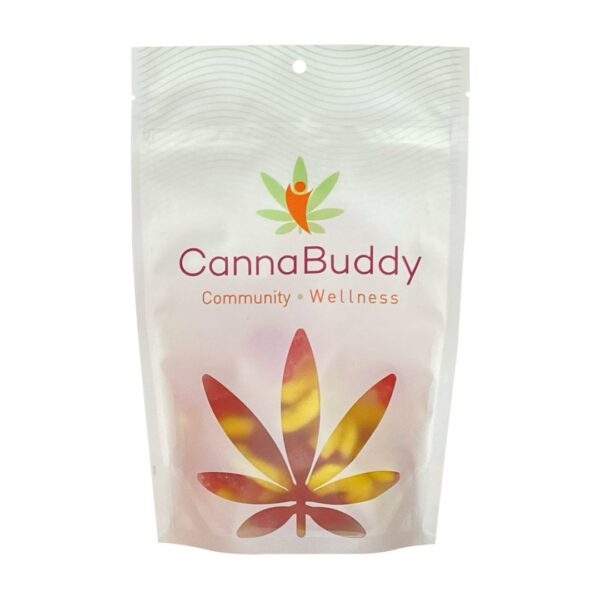 CannaBuddy High Potency Delta-8 Peach Rings (1000 mg Total Delta-8-THC)