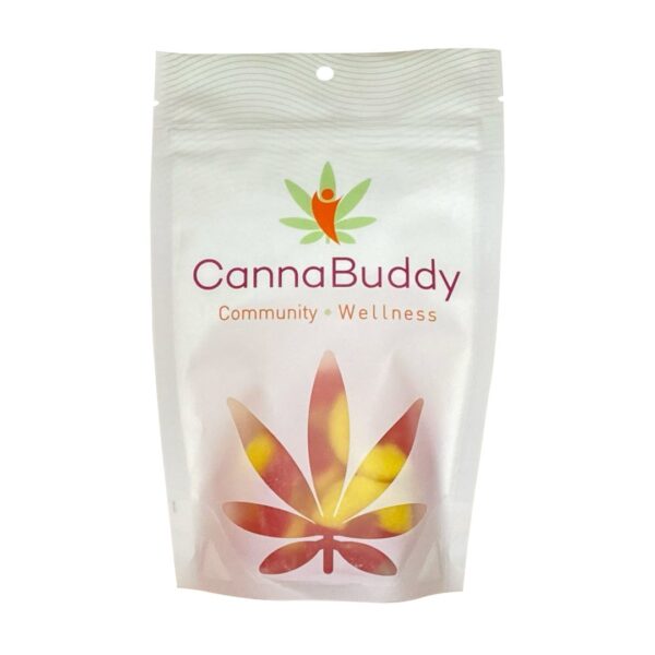 CannaBuddy High Potency Delta-8 Peach Rings (500 mg Total Delta-8-THC)