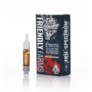 DG/FF – Omerta – 1g Cured Resin Cartridge