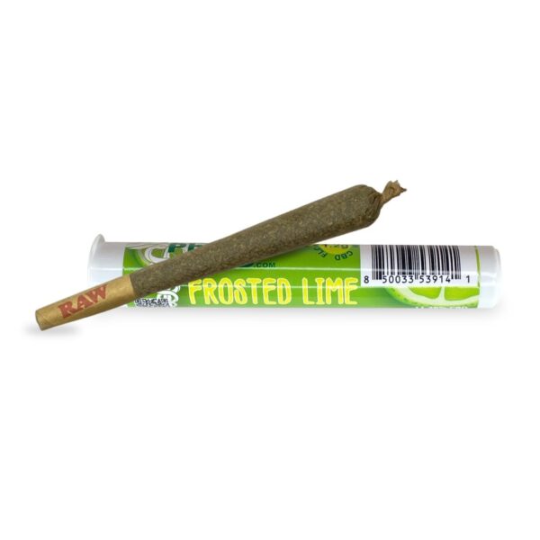 Frosted Lime CBD Hemp Flower – 1.2 gram Pre-Roll - Image 2