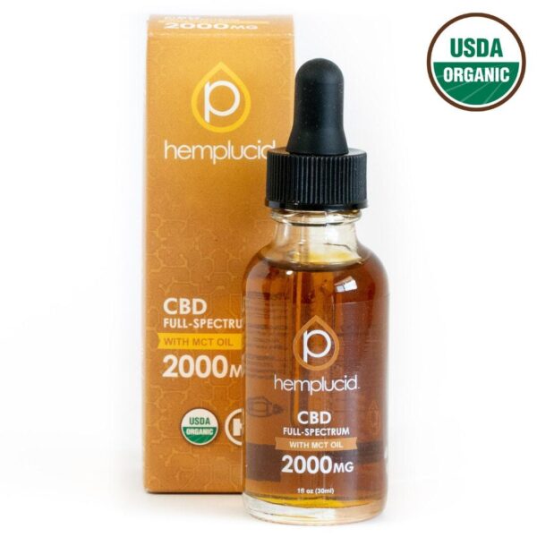 HempLucid Full-Spectrum CBD Tincture in MCT Oil (2000 mg CBD)