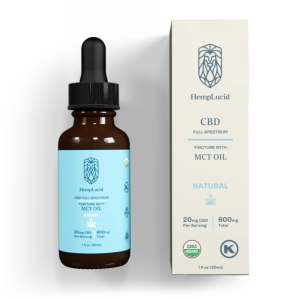 HempLucid Full-Spectrum CBD Tincture in MCT Oil (600 mg CBD)