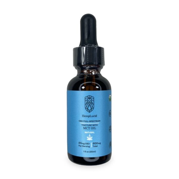 HempLucid Full-Spectrum CBD Tincture in MCT Oil (600 mg CBD) - Image 2