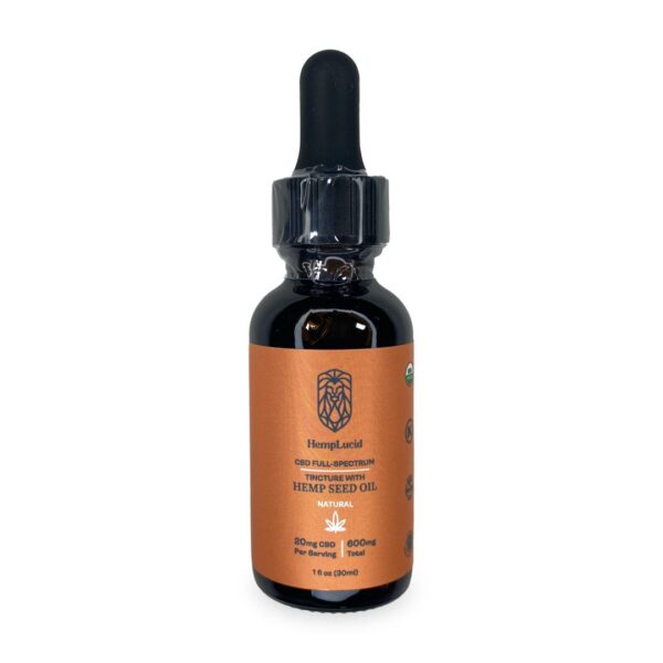 HempLucid Tincture Hemp Seed Oil (600 mg CBD) A Premium Full‑Spectrum CBD Experience for Holistic Wellness - Image 2