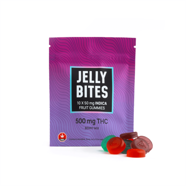 Jelly Bites – 500mg THC: A Delicious and Potent Cannabis Edible Experience - Image 2