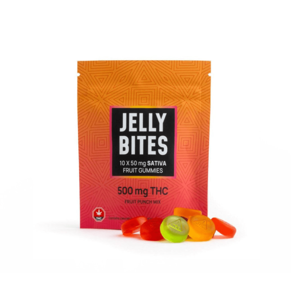 Jelly Bites – 500mg THC: A Delicious and Potent Cannabis Edible Experience