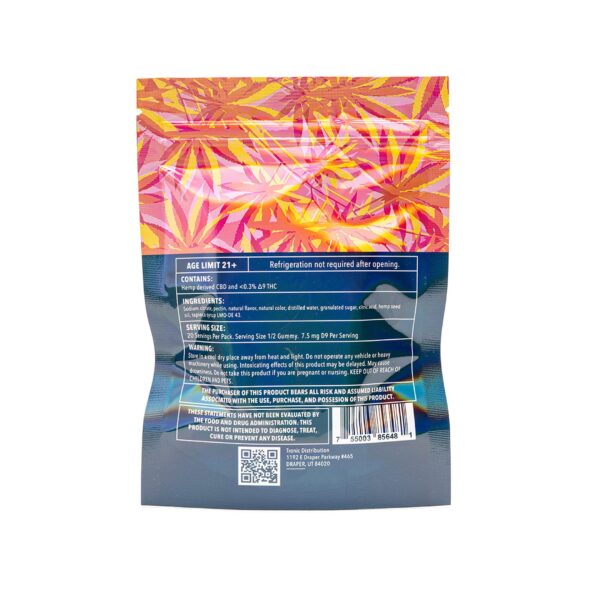 Kush Kube Delta-9 + CBD Gummies – Fruit Punch: A Perfect Blend of Relaxation & Euphoria - Image 3