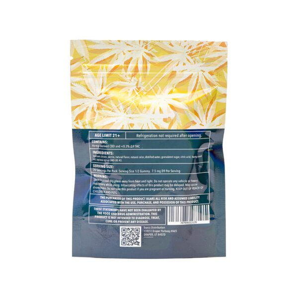 Kush Kube Delta-9 + CBD Gummies – Pina Kolada: A Tropical Fusion of Euphoria & Relaxation - Image 3