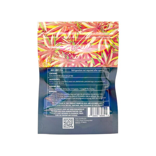 Kush Kube Delta-9 + CBD Gummies – Sour Watermelon: A Zesty, Balanced Fusion of Euphoria and Calm - Image 3