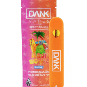MAUI WOWIE – 1G ALL-IN-ONE DISPOSABLE DANK VAPE PEN: Experience Tropical Bliss with Every Puff