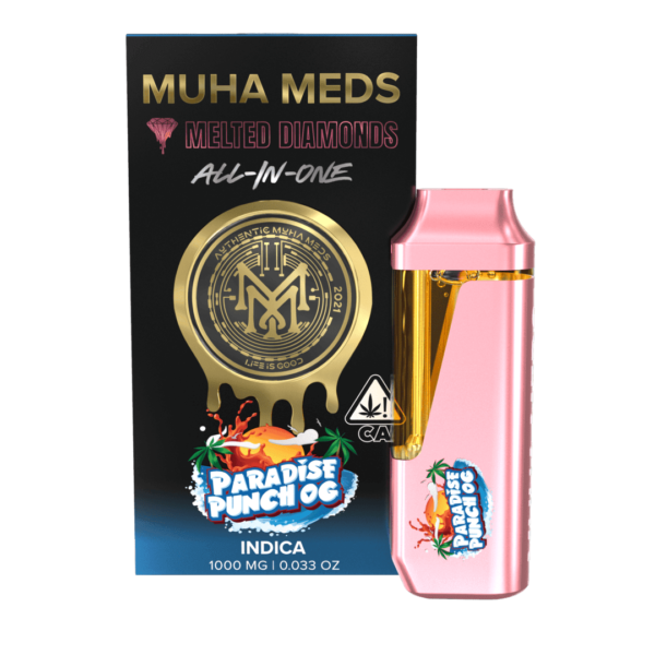 Muha Meds Melted Diamonds All-In-One Live Rosin Disposable Vape Cart: The Ultimate Vaping Experience