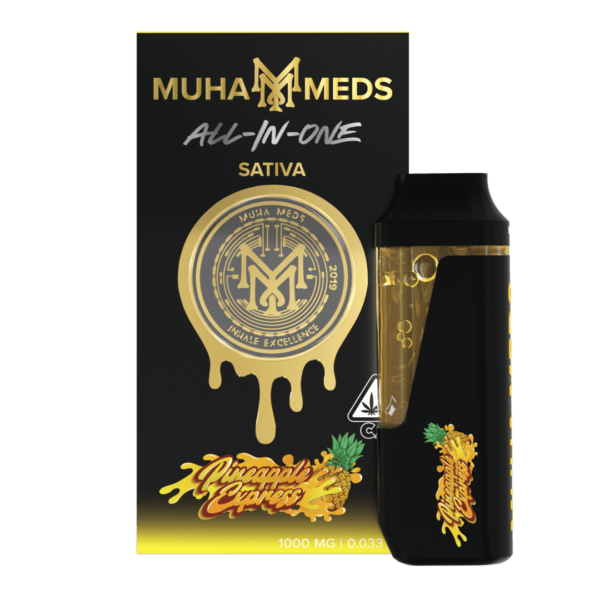 Muha Meds Pineapple Express Disposable Vape: A Tropical Ride of Flavor & Potency