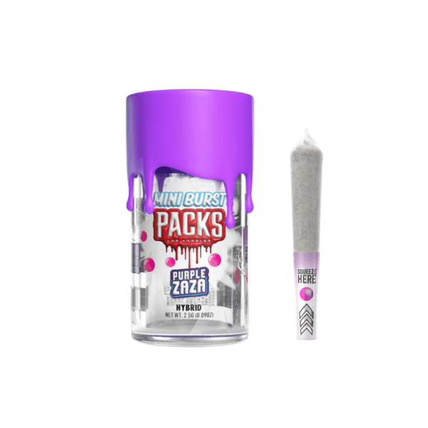 Mini Bursts | Purple Zaza | Infused | 5pk – A Potent and Flavorful Experience