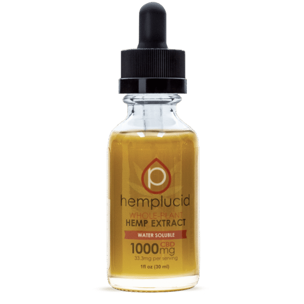 HempLucid Tincture Water Soluble (1000 mg CBD) - Fast-Acting, High-Potency Relief