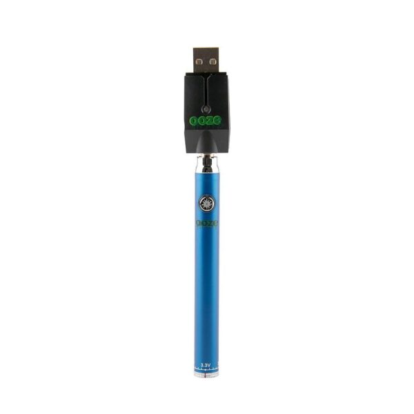 Ooze Slim Twist Pen Vape Battery – Blue - Image 4